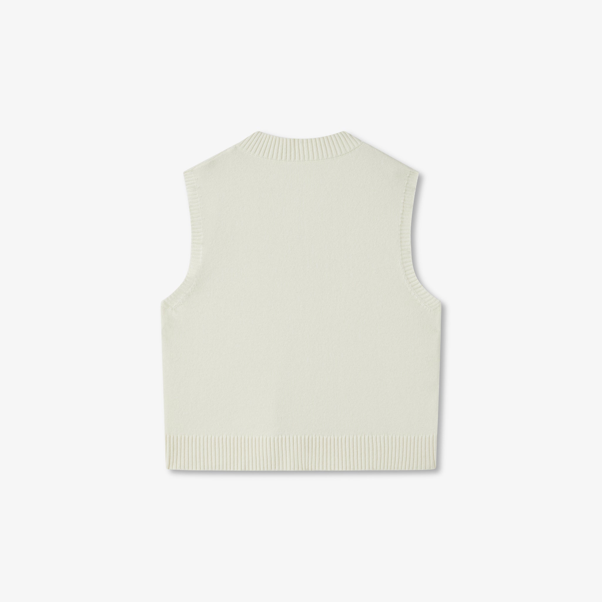 Off-White Wool Cashmere Vest