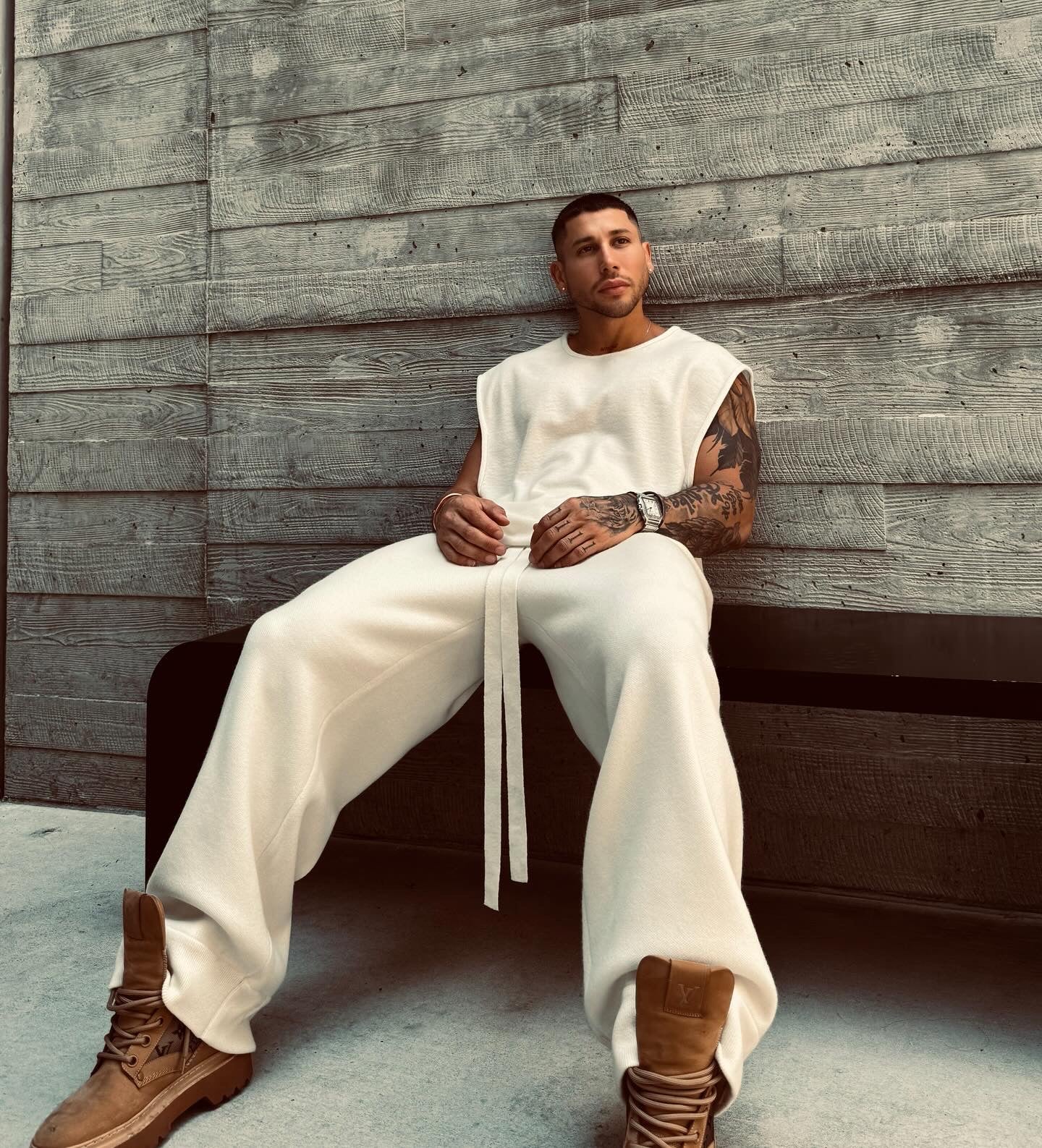 Off-White Wool Cashmere Lounge Pant