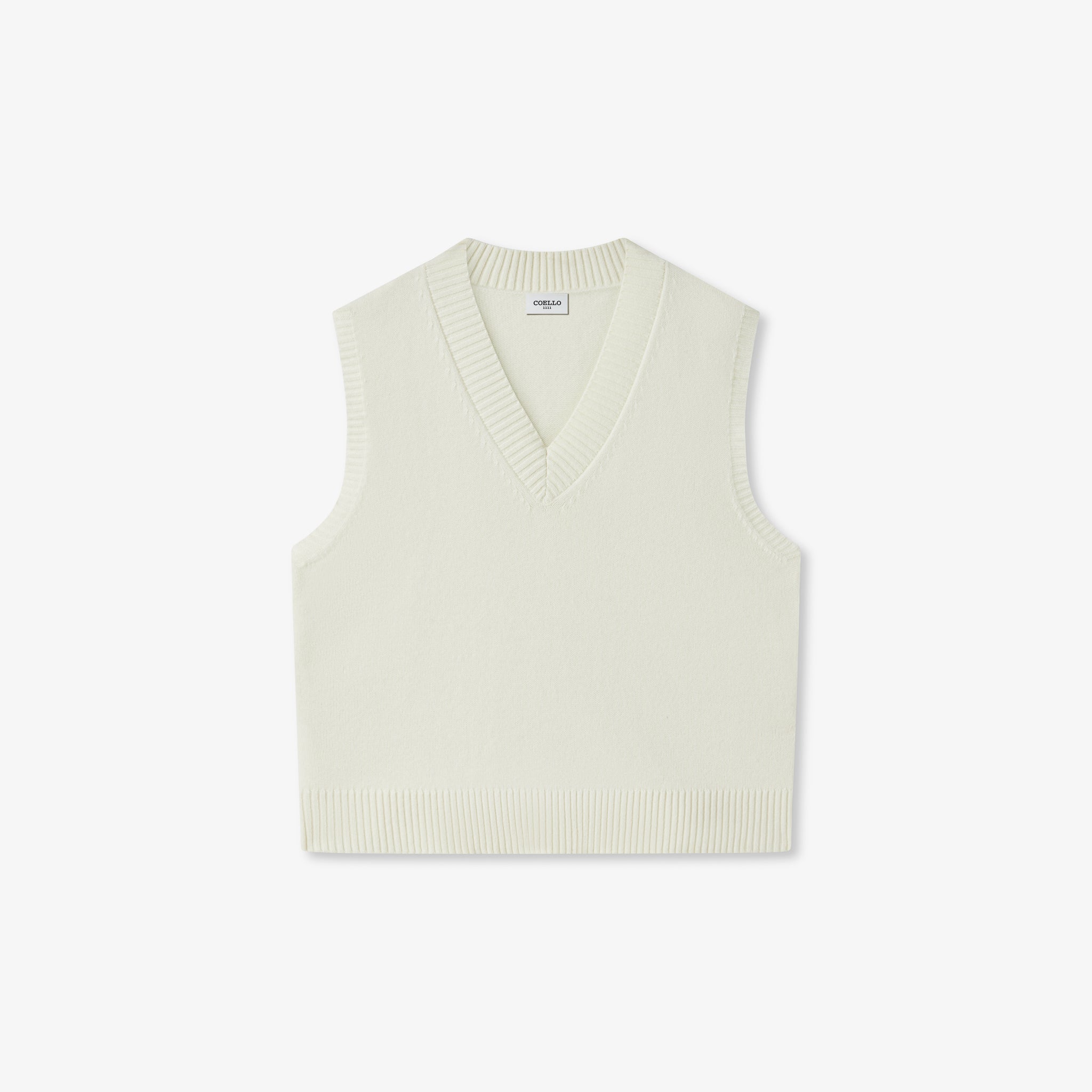 Off-White Wool Cashmere Vest