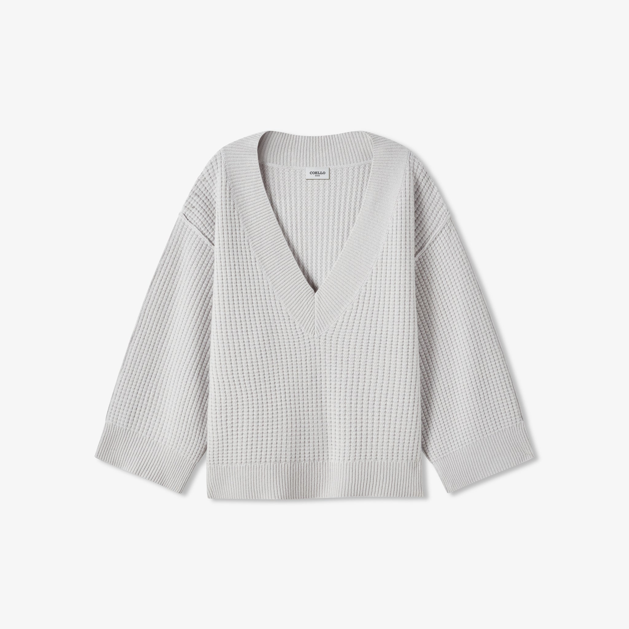Ash Wool Cashmere V-Neck Sweater