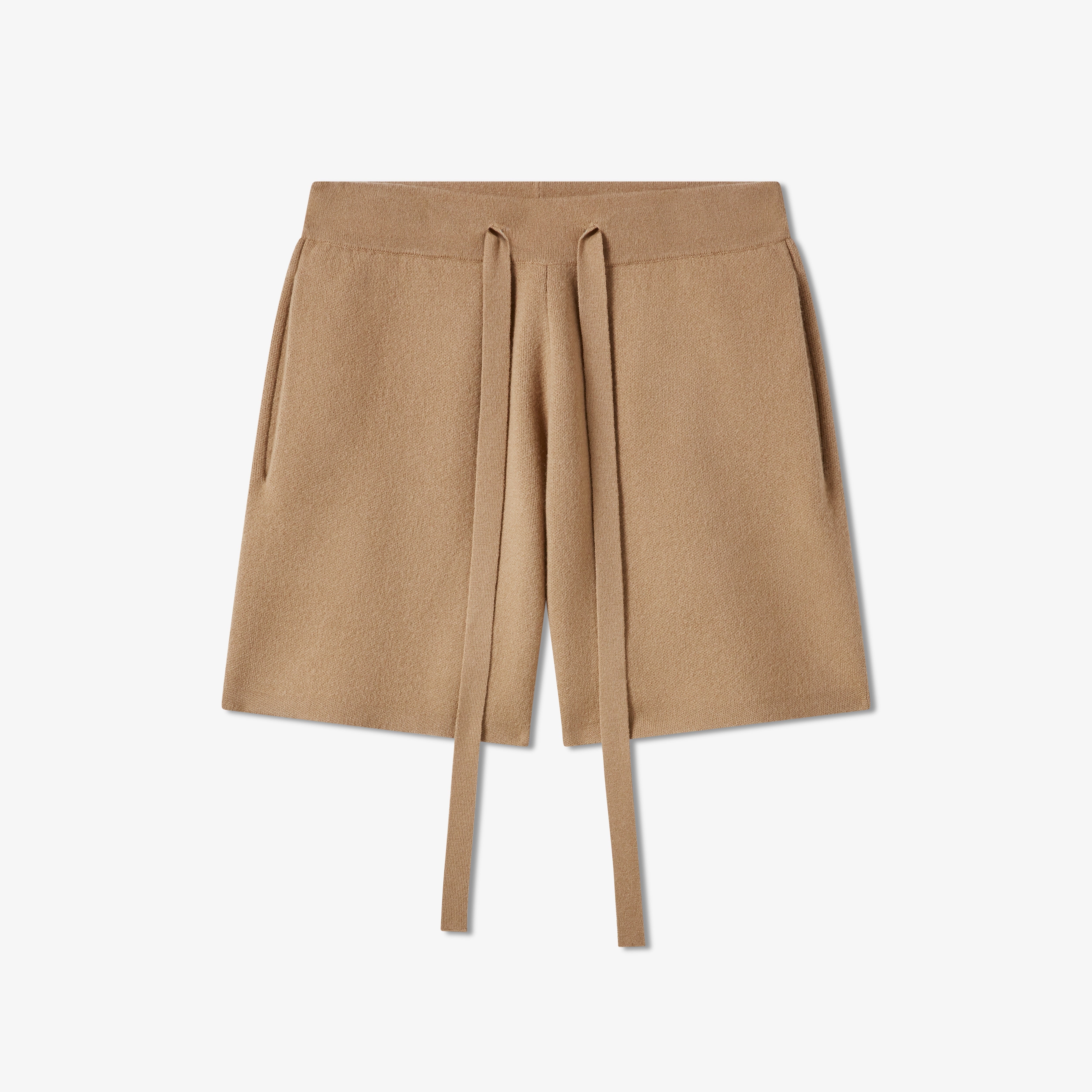 Camel Wool Cashmere Relaxed Short